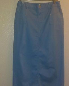 Cato light blue Maxi skirt